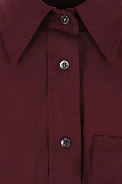 Brunello Cucinelli Flap-pocket Shirt In Brown