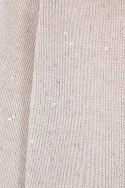 Brunello Cucinelli Long-sleeved Sweater In Neutral