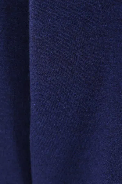 Brunello Cucinelli Relaxed Fit Blue Cashmere Sweater In Blue
