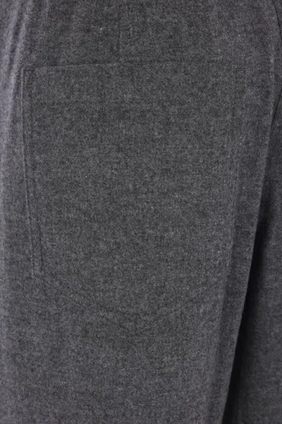 Brunello Cucinelli Wool And Cashmere Pants In Gray