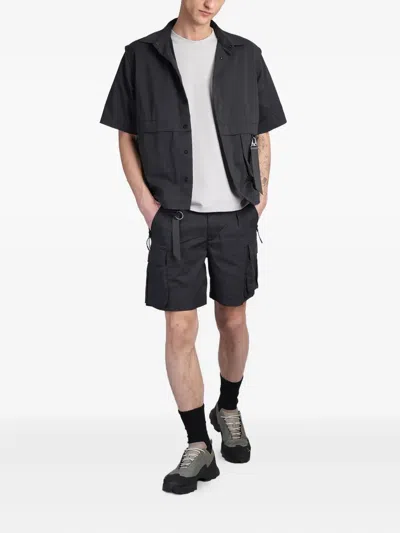 Alpha Industries Logo-embossed Cotton T-shirt In Gray