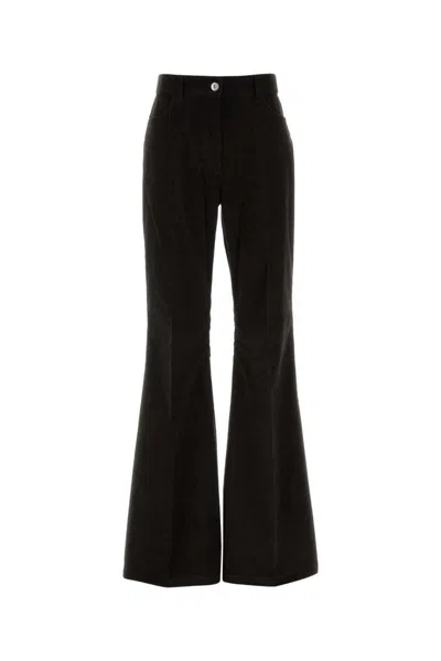 Ferragamo High Rise Denim Straight Jeans