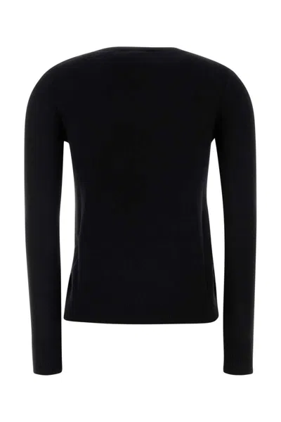 's Max Mara Midnight Blue Wool Idoneo Sweater In Black