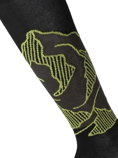 抽象图案针织袜