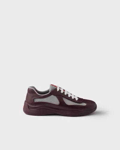 Prada America's Cup Soft Rubber And Bike Fabric Sneakers In Multi