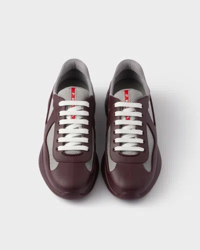 Prada America's Cup Soft Rubber And Bike Fabric Sneakers In Multi
