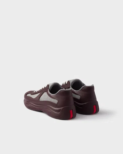 Prada America's Cup Soft Rubber And Bike Fabric Sneakers In Multi