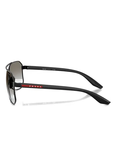 Prada Linea Rossa Ps A53s 1bo5o0 Nero Opaco Sunglasses In Black