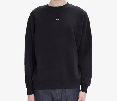 Apc A.p.c. Boxy Micro Logo In Black