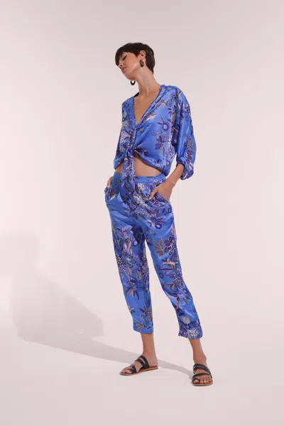 Poupette St Barth Pant Bel In Blue