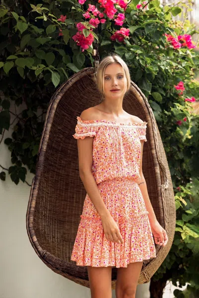 Poupette St Barth Mini Dress Alba In Multi