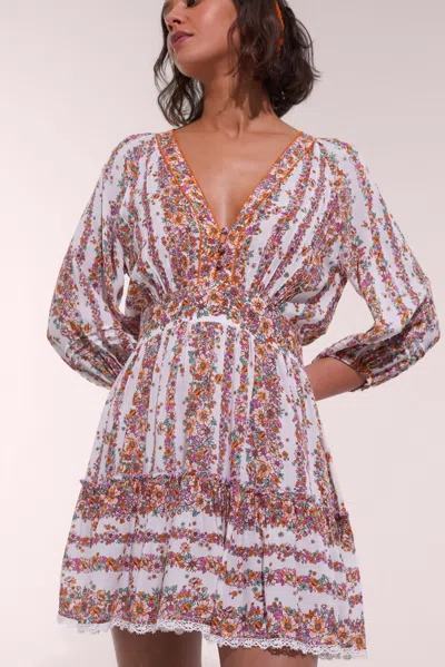 Poupette St Barth Mini Dress Bera In Purple