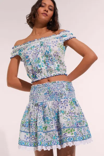Poupette St Barth Mini Skirt Galia In White