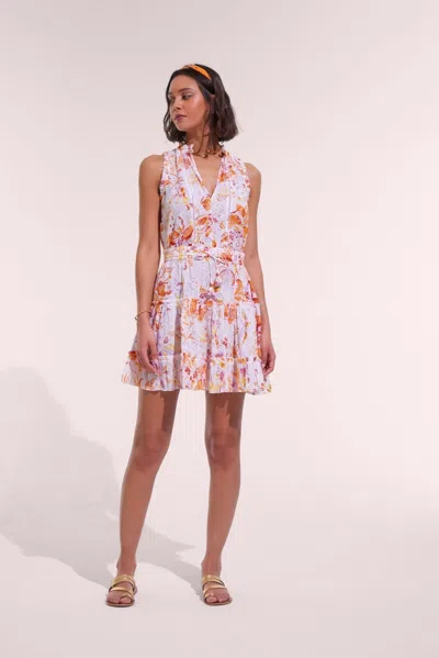 Poupette St Barth Mini Dress Clara In Multi