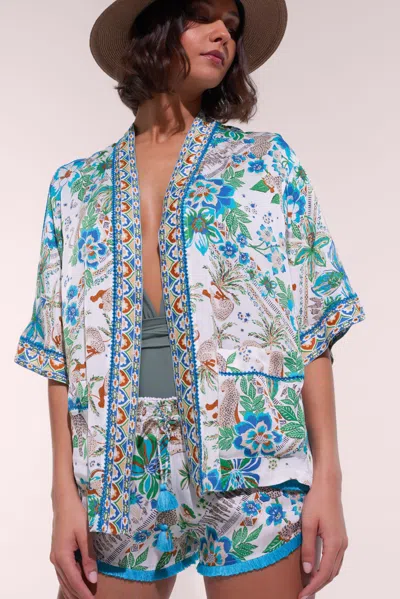 Poupette St Barth Kimono Bel In Blue