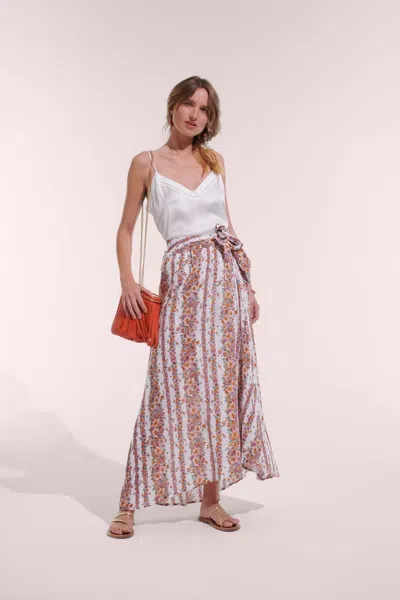 Poupette St Barth Long Skirt Bilitis In Multi