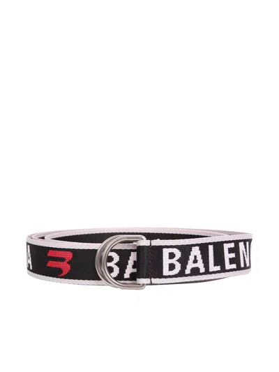 Balenciaga Logo Print Belt