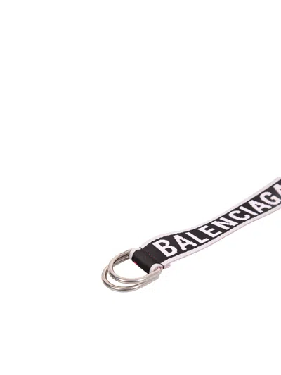 Balenciaga Logo Print Belt