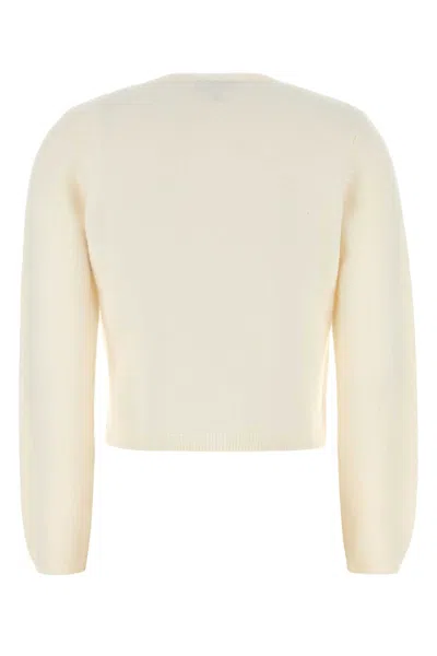 Apc A.p.c. Ivory Wool Mila Cardigan