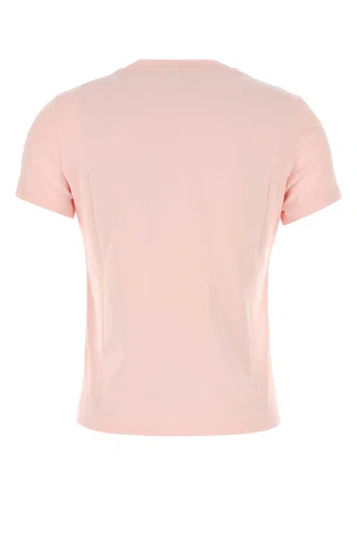 Casablanca Cotton Crew Neck T-shirt With Graphic Print In Pink