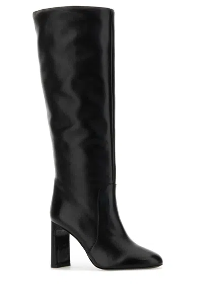 Stuart Weitzman Nappa Leather Knee-high Babette Boots In Black