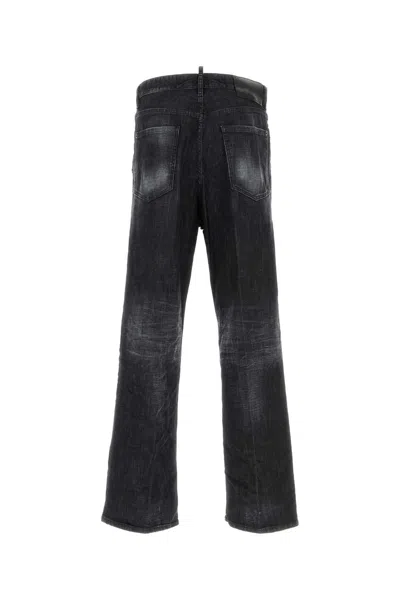 Dsquared2 Dsquared Black Stretch Denim Skater Jeans