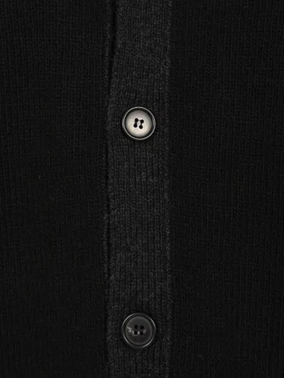 Mm6 Maison Margiela Colorblock Cardigan Color Block In Black
