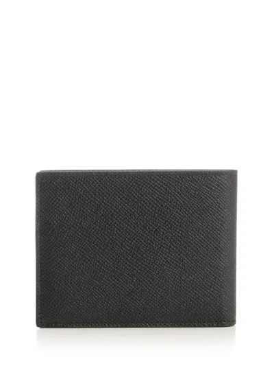 Ferragamo Textured Finish Leather Wallet Logo
