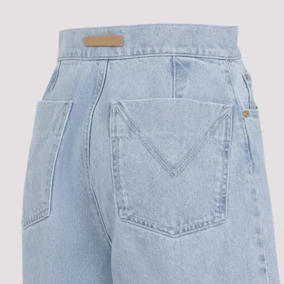Max Mara Wide-leg High-waist Jeans With Classic Five-pocket Styling In Blue