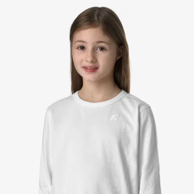 K-way P. Elmer Jersey Peach In White
