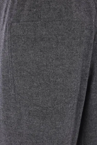 Brunello Cucinelli Wool And Cashmere Pants In Gray