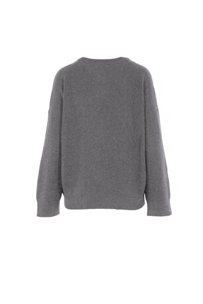 Brunello Cucinelli Sweaters In Gray