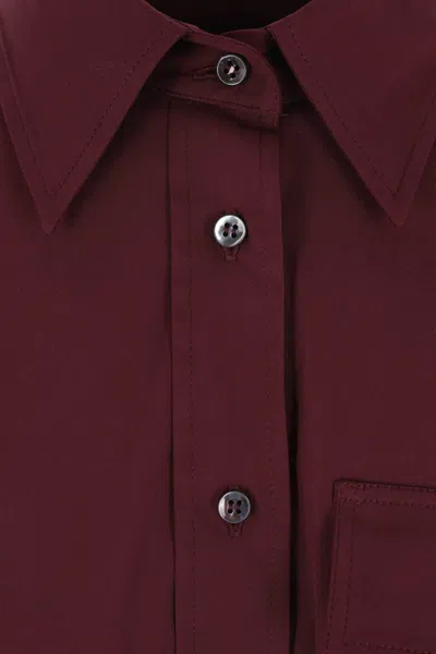 Brunello Cucinelli Flap-pocket Shirt In Brown