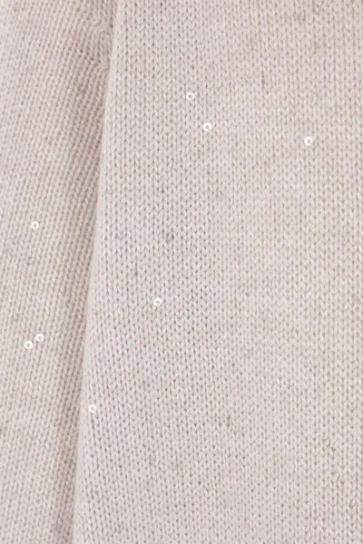 Brunello Cucinelli Long-sleeved Sweater In Neutral