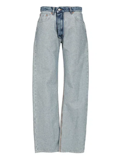 Mm6 Maison Margiela Straight Leg Denim Jeans