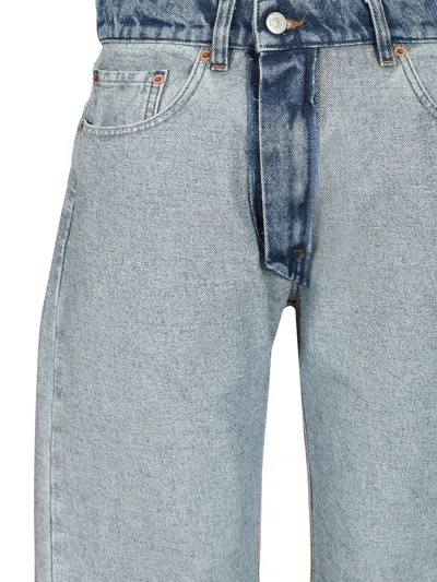 Mm6 Maison Margiela Straight Leg Denim Jeans