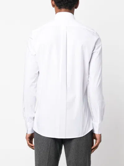 Dolce & Gabbana Long-sleeved Formal Shirt In White
