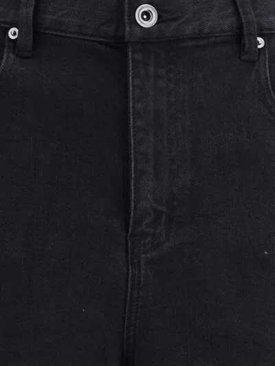 Self-portrait High Waist Cropped Straight-leg Jeans In Black
