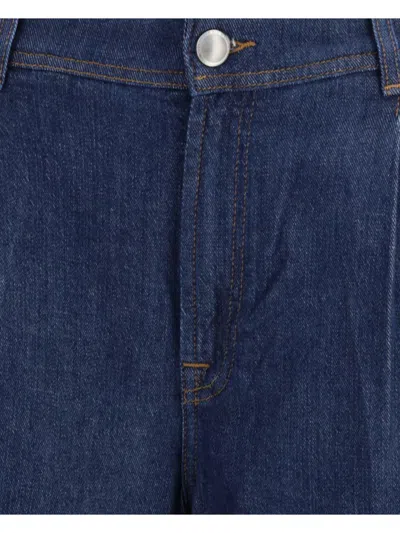 7 For All Mankind High-waisted Wide-leg Denim Jeans With Relaxed Fit In Blue