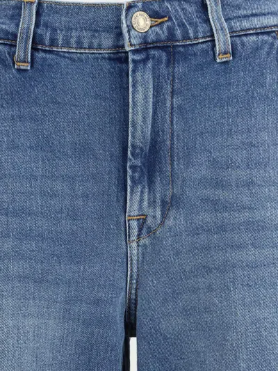 7 For All Mankind Bonnie High Rise Jeans In Santa Cruz In Blue