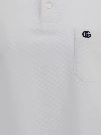 Gucci Logoed Cotton Polo Shirt With Welt Pocket