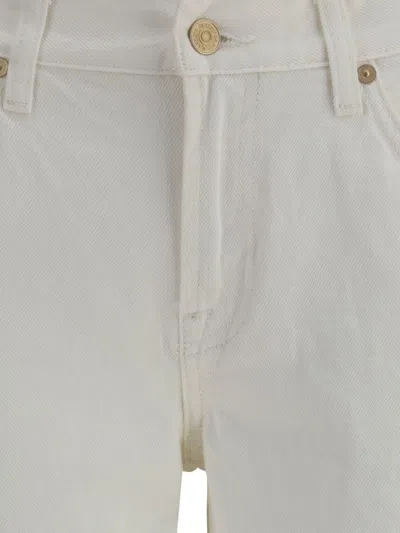 7 For All Mankind Flare Jeans Silhouette Figure-flattering In White