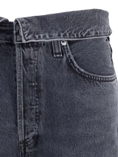 Agolde Echo Jeans In Grey Zefiro In Gray