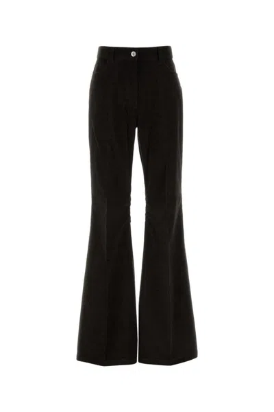 Ferragamo High Rise Denim Straight Jeans