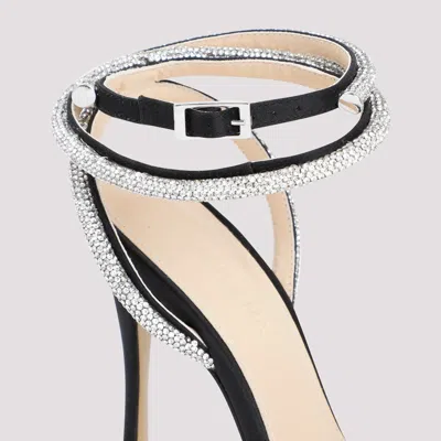 Mach&mach Logo High Heels In Black