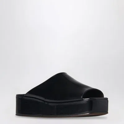 The Row Emi Flatform Sandals In Black
