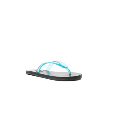 Ancient Greek Sandals Two-tone Flip-flops In Blue