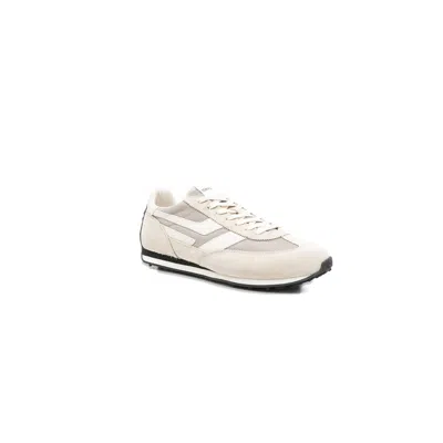 Tom Ford Mesh And Leather-trimmed Suede Sneakers In Neutral