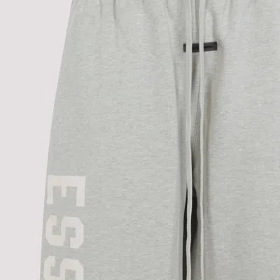 Essentials Logo-printed Tie-dye Track Pants In Gray