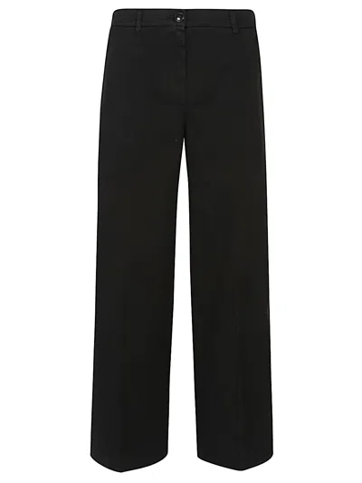 I Love My Pants Coco Cotton Trousers In Black